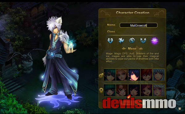 Crystal Saga Character Creation